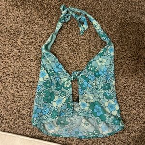 XS Wild Fable Floral Patterned Halter